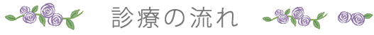 診療の流れ